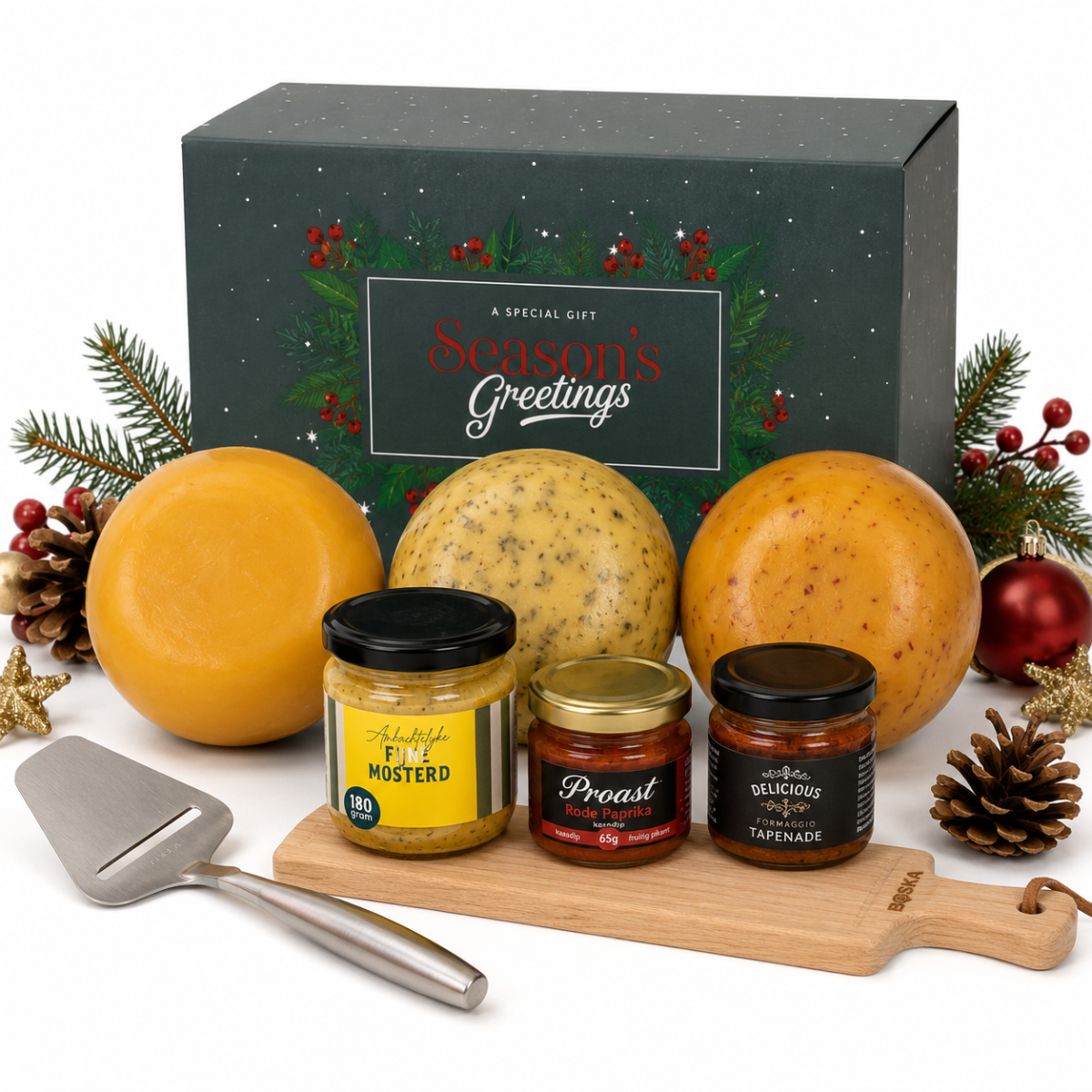Kerstpakket Kaasplankje
