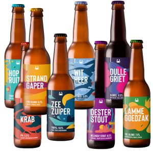 Kerstpakket bier man