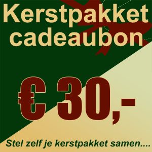 Kerstpakket cadeaubon € 30