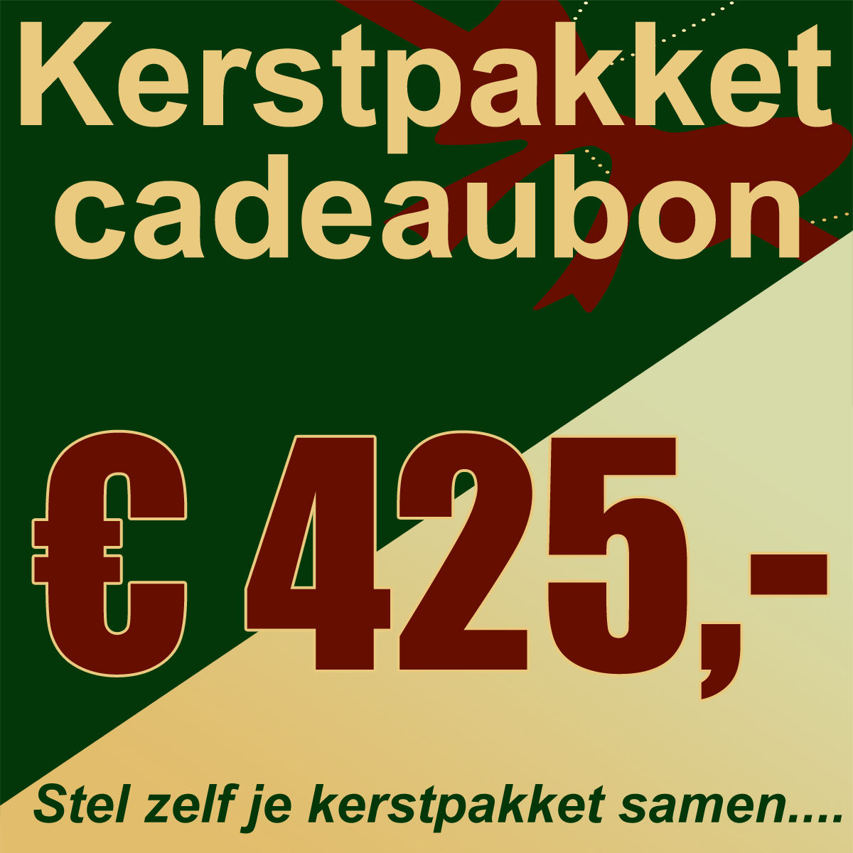 Kerstpakket cadeaubon € 425