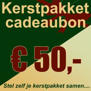 Kerstpakket cadeaubon € 50