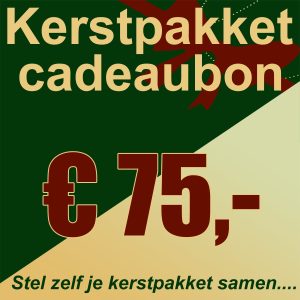 Kerstpakket cadeaubon € 75