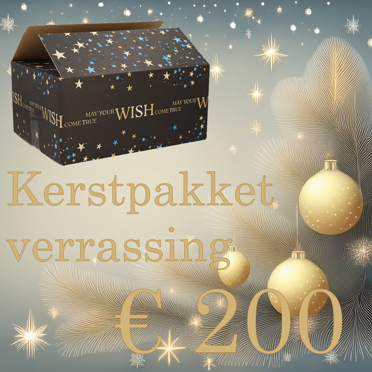 Kerstpakket verrassing € 200