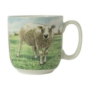 Beker XL "Schaap" / Wiebe's Farm  (6stuks)