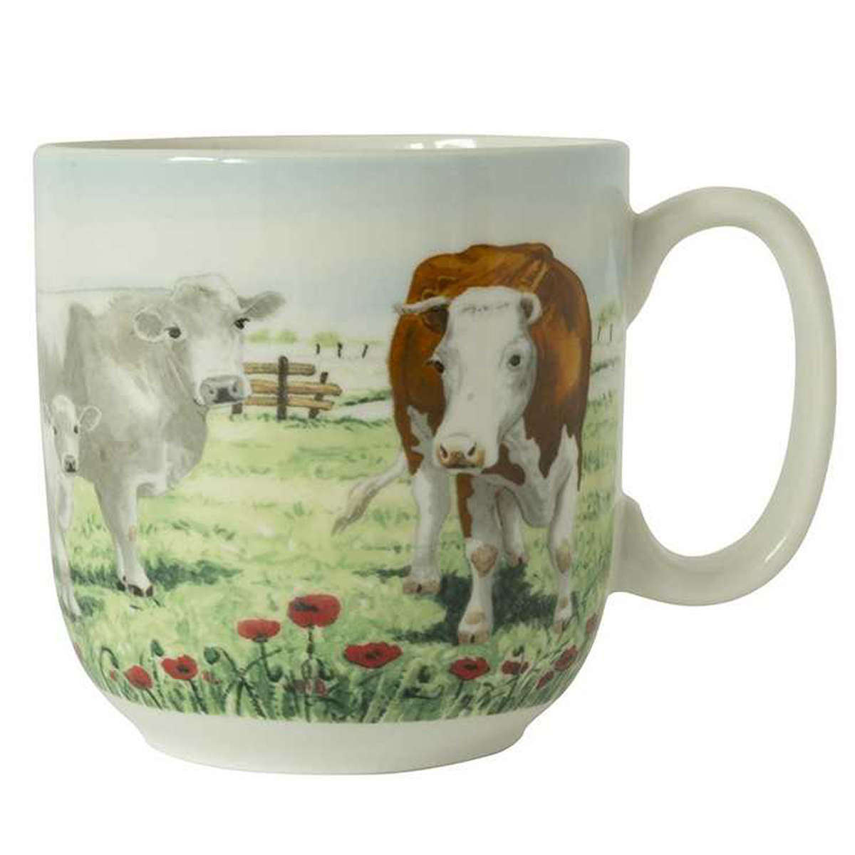 Beker XL "Koe" / Wiebe's Farm (6stuks)