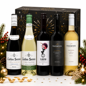 Kerstpakket Spaanse Wijnreis – 5 flessen