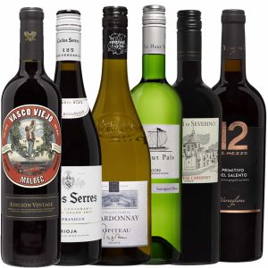 Wijnpakket Wereld “6 wijnen”