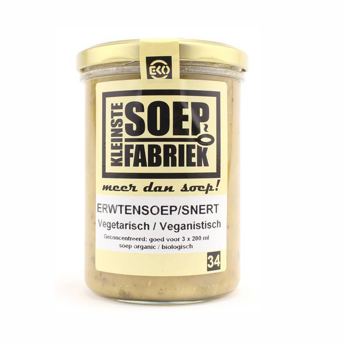 Erwtensoep zonder vlees