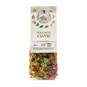 Fiocchetti 6 sapori (6 kleuren pasta)
