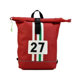 Rugtas / Fietstas - Rood/Wit/Groen nr27