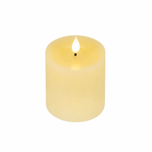 LED kaars wax - créme / laag