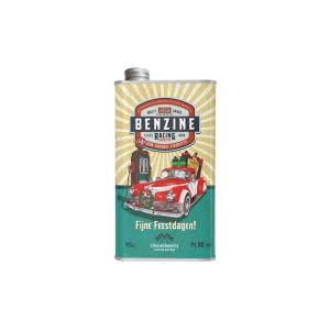 Blik 45 CL benzine / Pick-up "Fijne Feestdagen" - rum caramel likorette