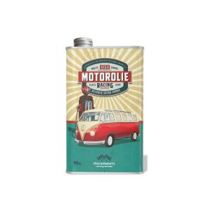 Blik motorolie VW busje / Olijfolie extra vierge 450ml