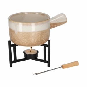 Fondue Set Taupe
