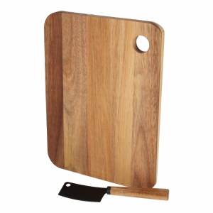 Serveerplank met kaasmes