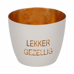 Theelichthouder Lekker Gezellig