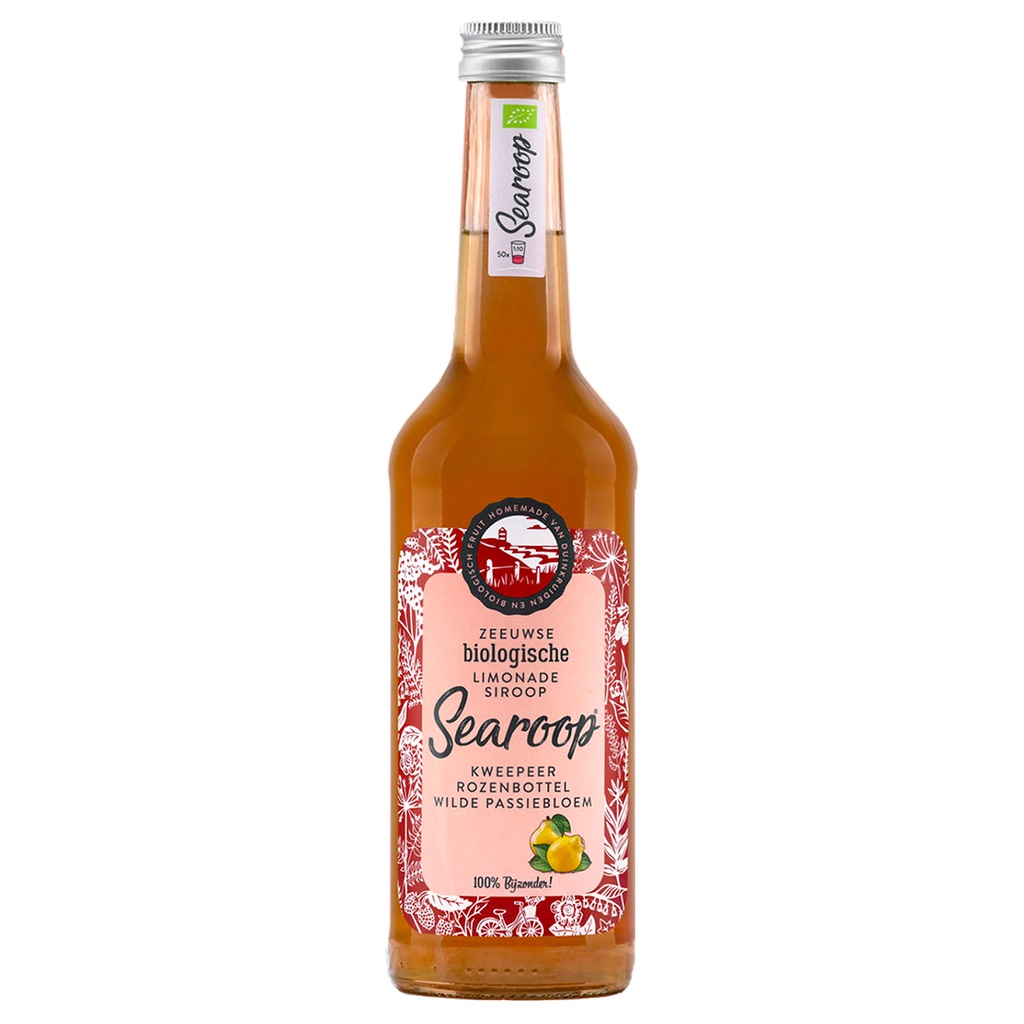 Kweepeer Rozenbottel Passiebloem BIO - Limonadesiroop