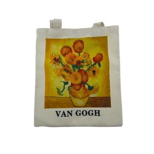 Luxe tas katoen "Vincent van Gogh" - Zonnebloem