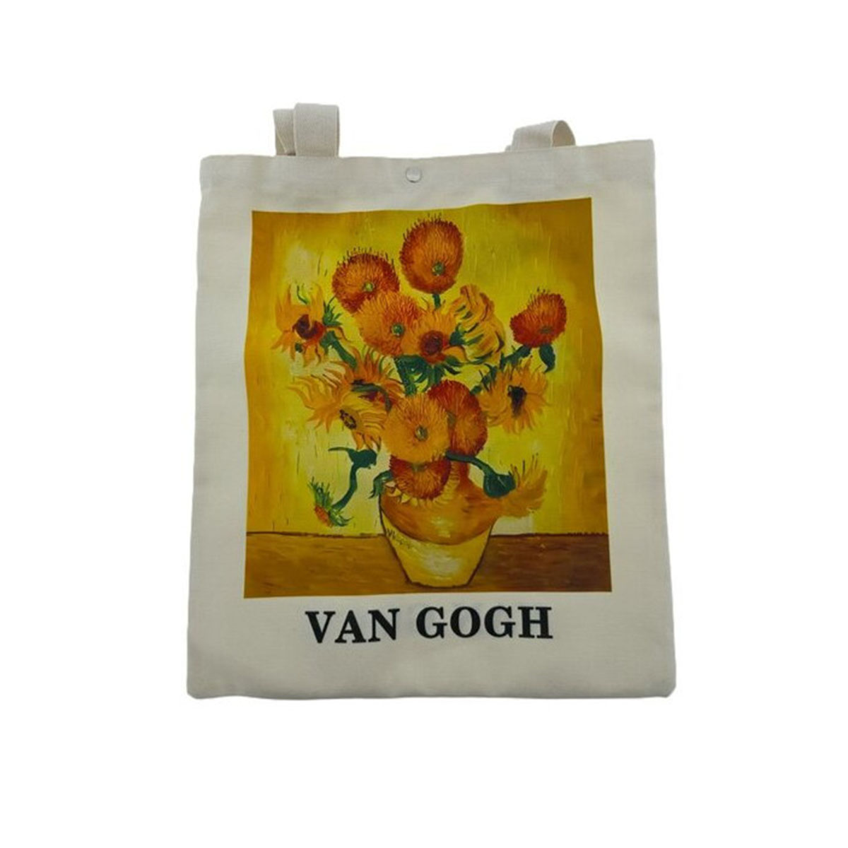Luxe tas katoen "Vincent van Gogh" - Zonnebloem