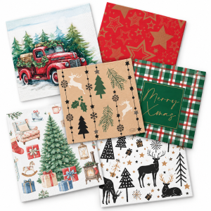 Kerstservetten Assorti