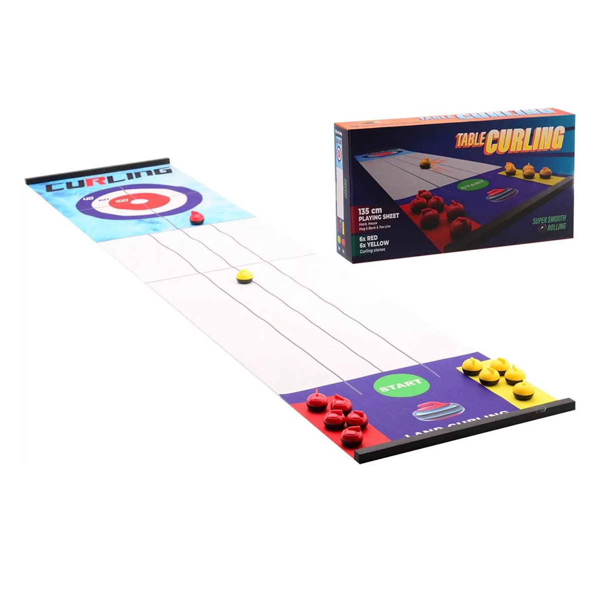 Curling Game - voor op tafel