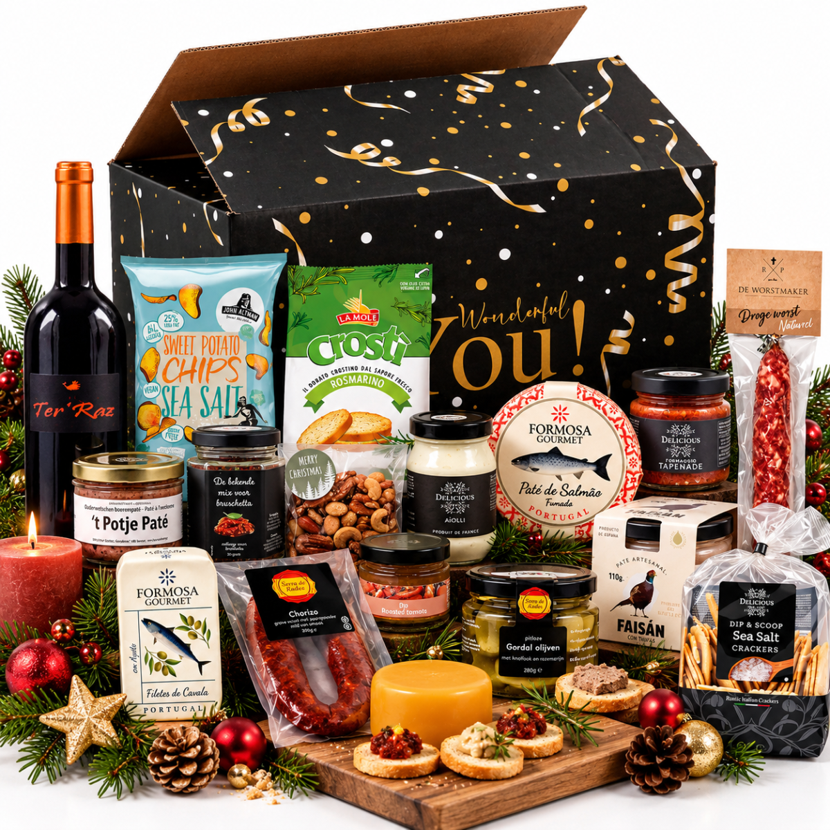 Kerstpakket Borreltijd